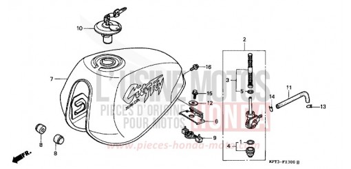 FUEL TANK CLR125W de 1998